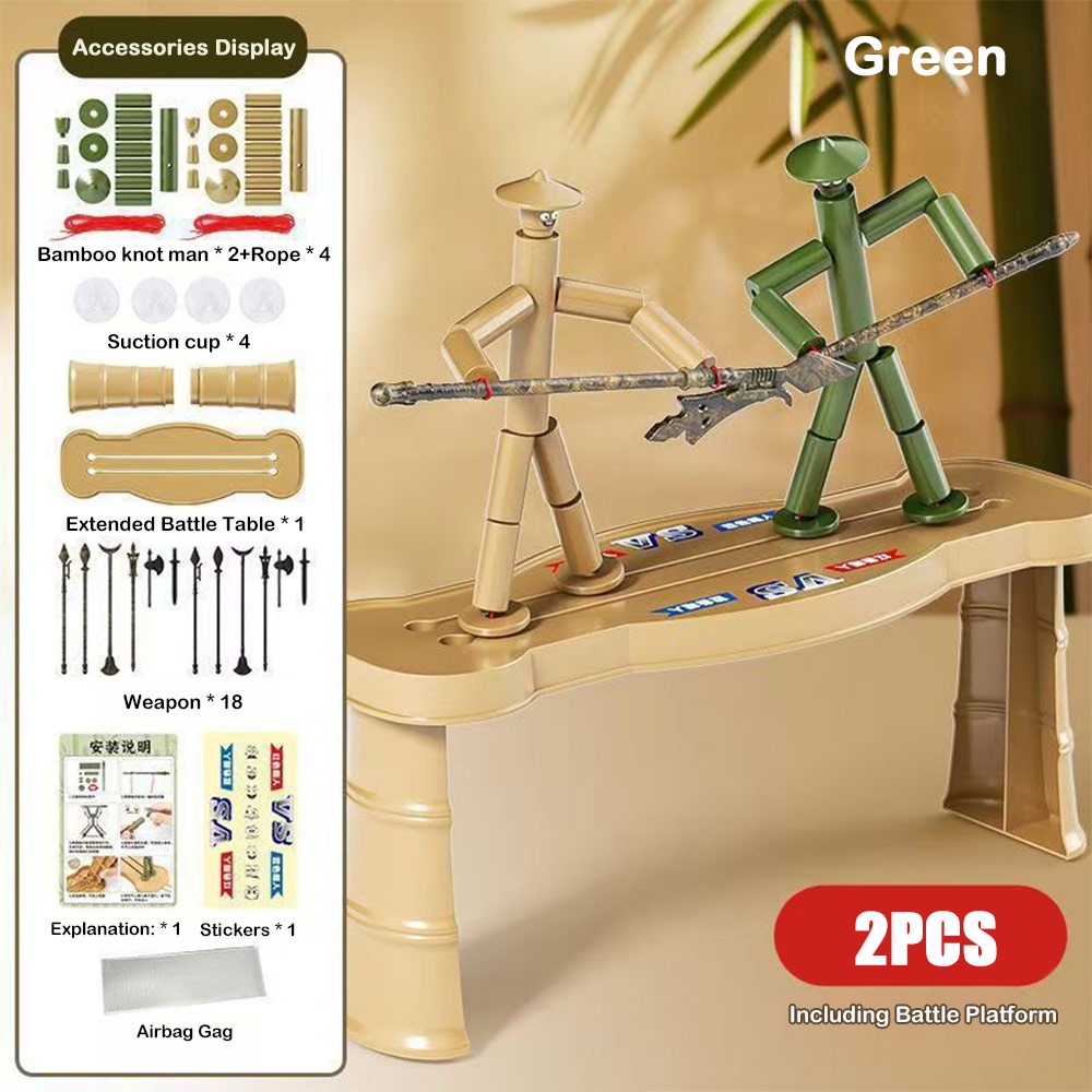 Board Game China - Two-player Battle Bamboo Man Battle Toy