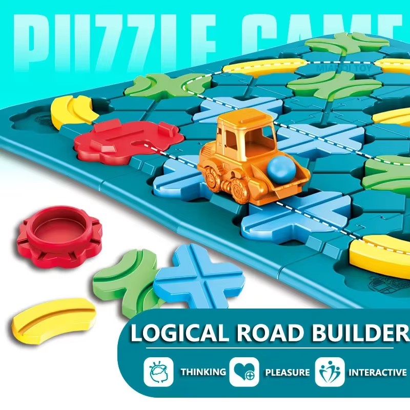Board Game Qwirkle - Road Maze Montessori Logic Road Builder