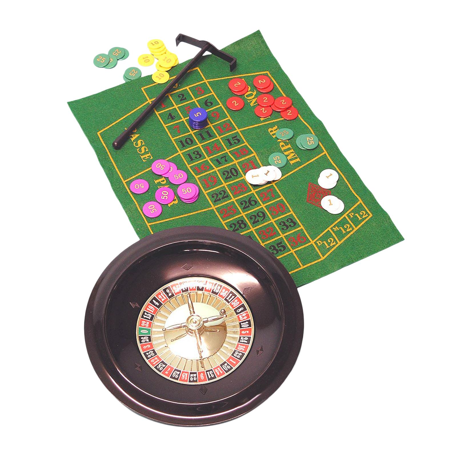 10 Inches Roulette Wheel with  - Board Game With Chips review and price