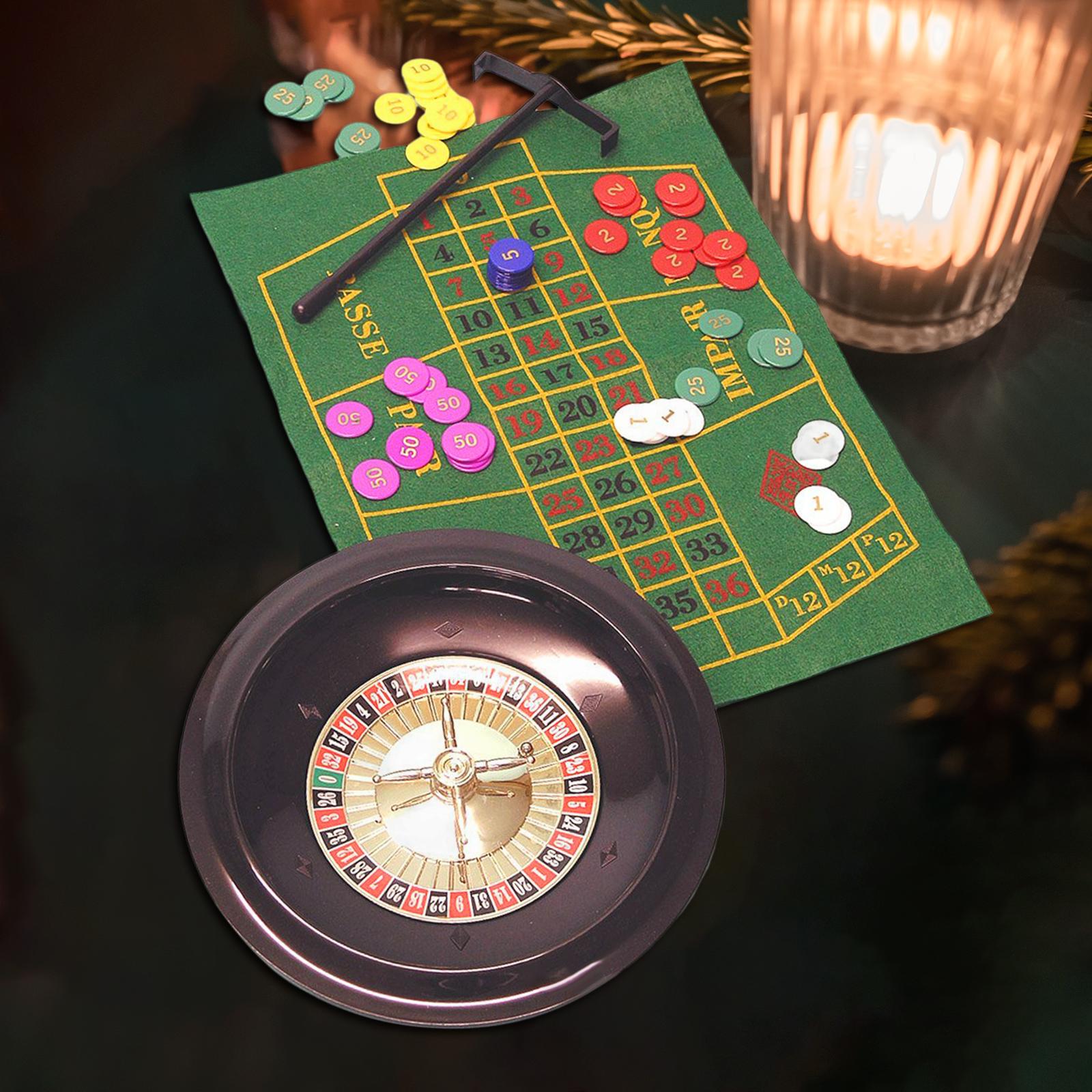 10 Inches Roulette Wheel with  - Board Game With Chips review and price
