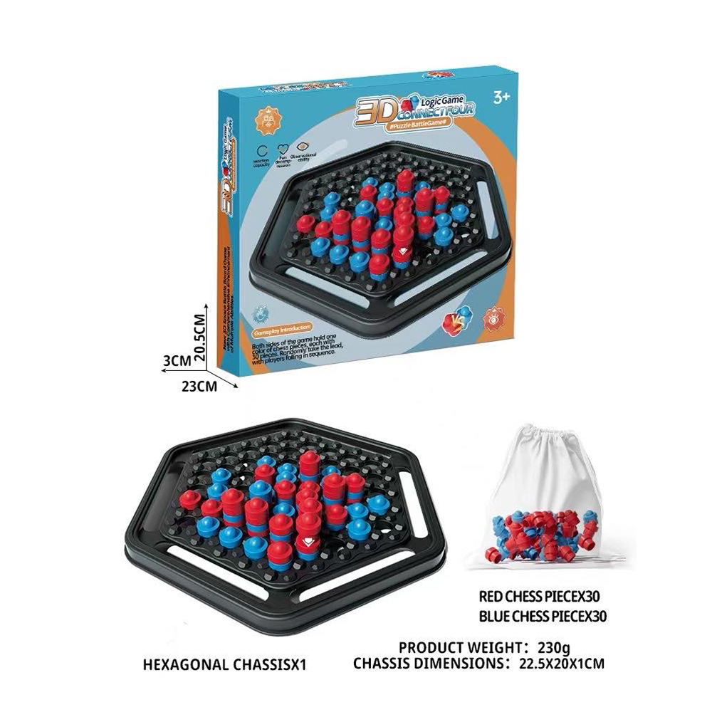 2-in-1 Board Game Set: 3D Tic- - Board Game Nations review and price
