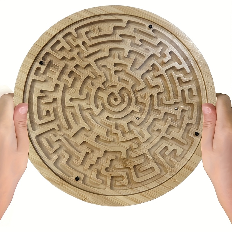 Circular wooden maze game, bam - Board Game Qwirkle review and price