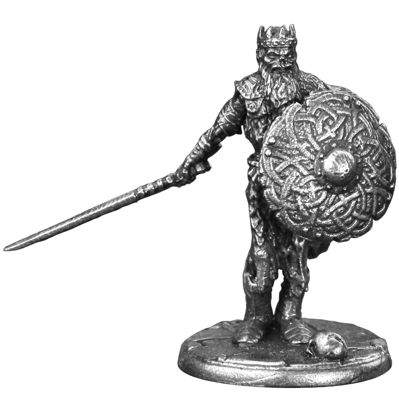 Viking Skull Warrior Corps Met - Board Game Vikings review and price