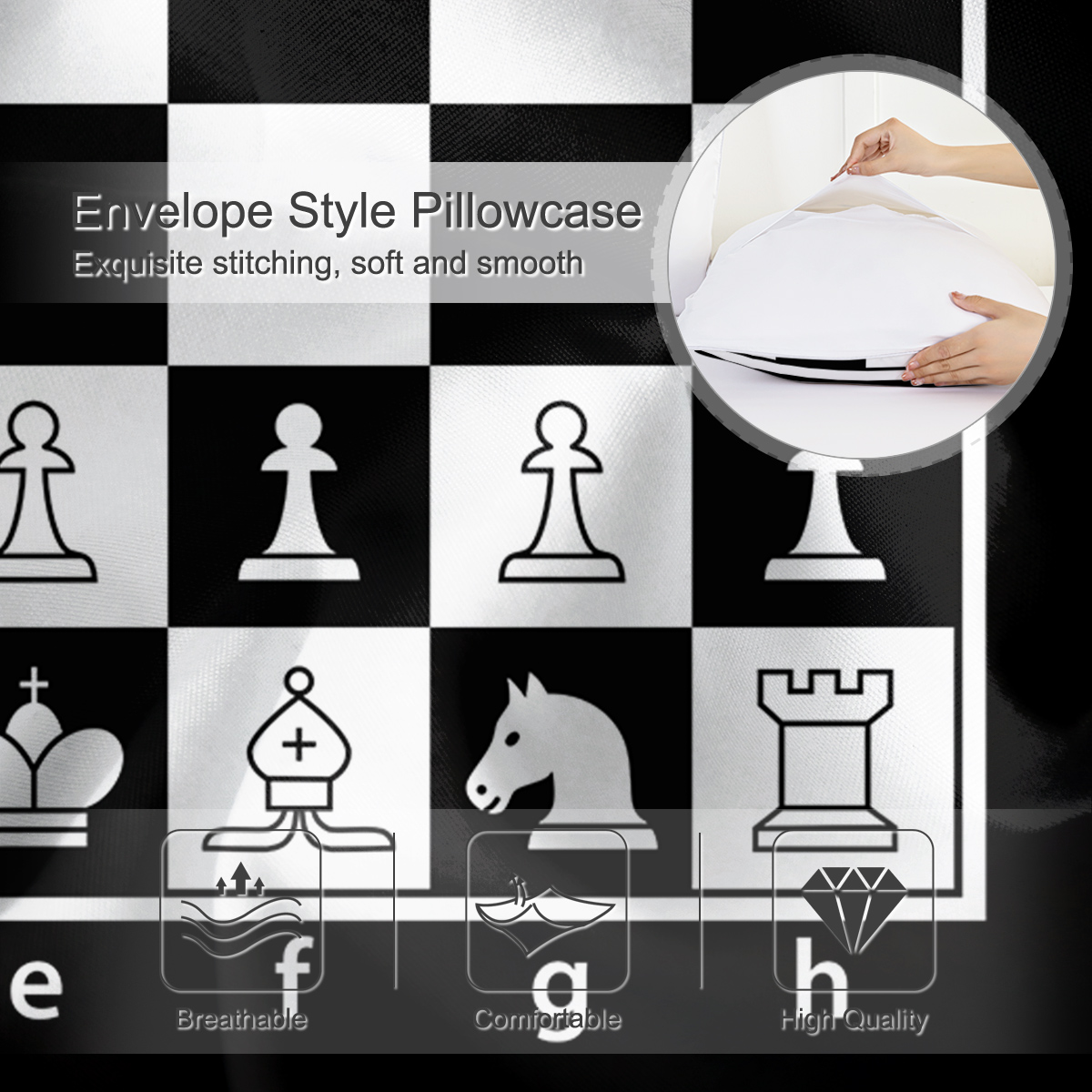 BeddingOutlet Chess Board Bedd - Board Game Nations review and price