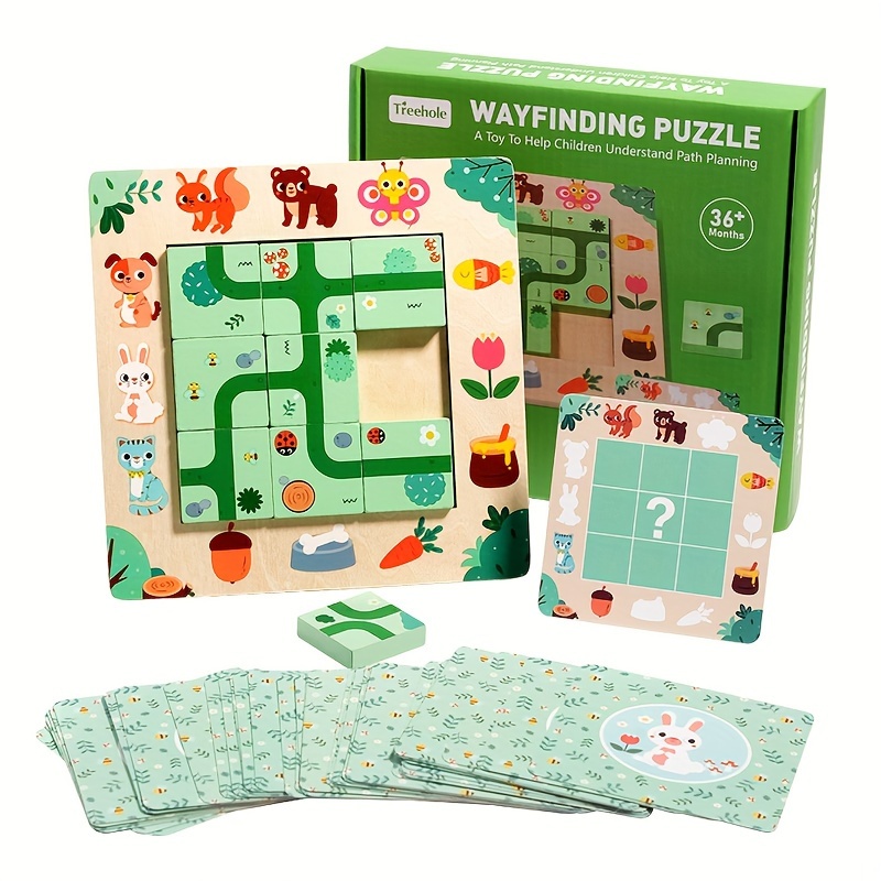 Wooden Finding Route Puzzle Lo - Board Game Qwirkle review and price