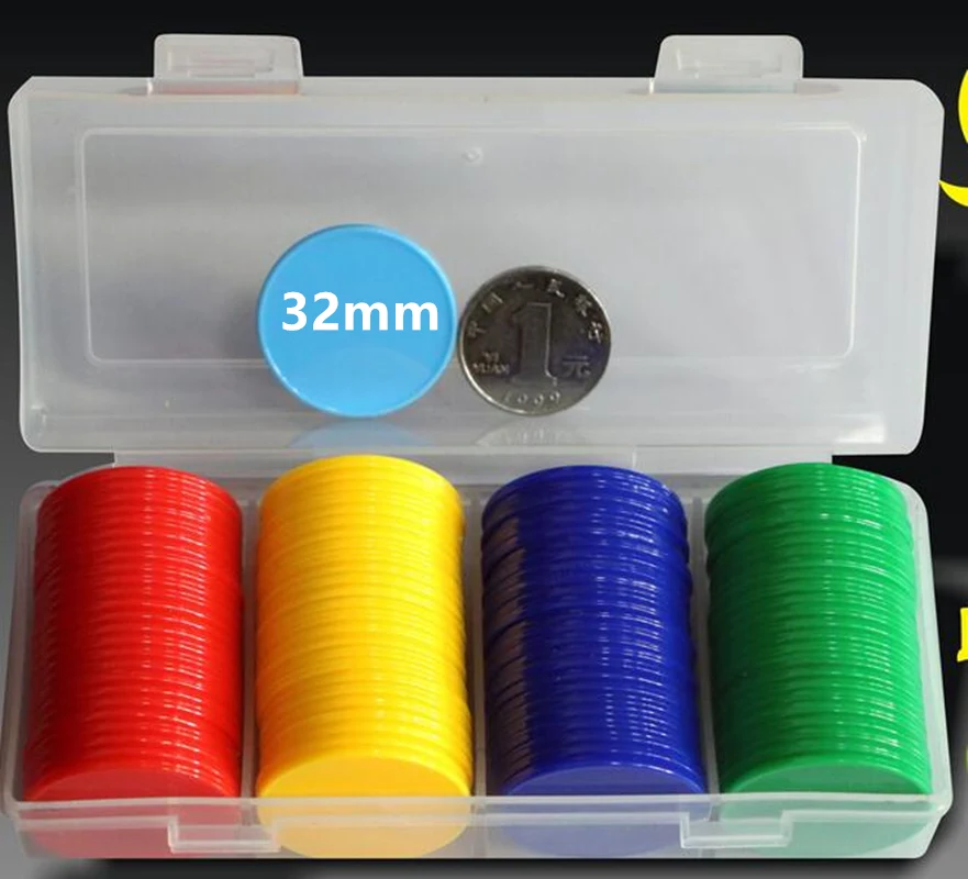 32MM 100PCS With Box Poker Chi - Board Game With Chips review and price